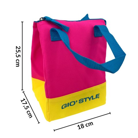 Torba lunchowa Kamai Gio Style, w kolorze różowym, pojemność 5L Giostyle