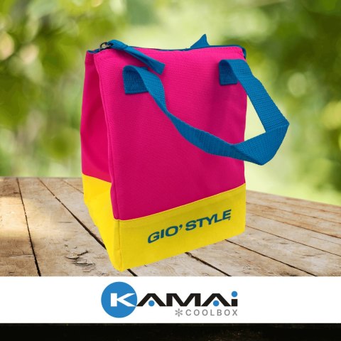 Torba lunchowa Kamai Gio Style, w kolorze różowym, pojemność 5L Giostyle