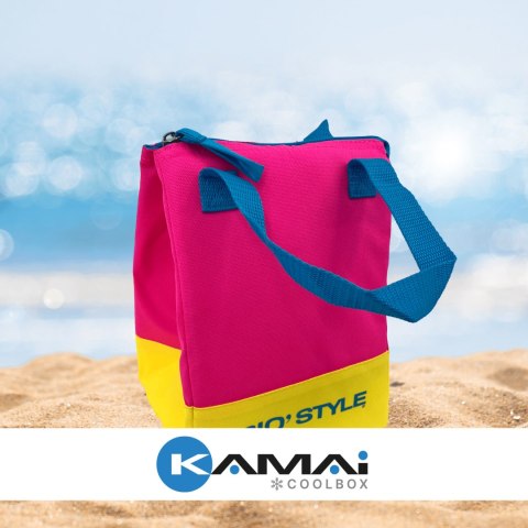 Torba lunchowa Kamai Gio Style, w kolorze różowym, pojemność 5L Giostyle