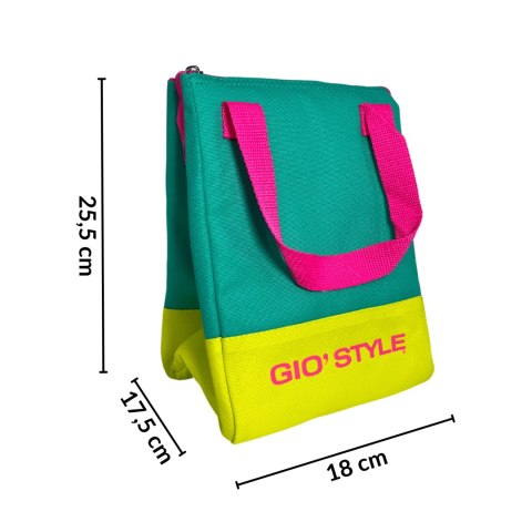 Torba lunchowa Kamai Gio Style, w kolorze seledynowym, pojemność 5L Giostyle