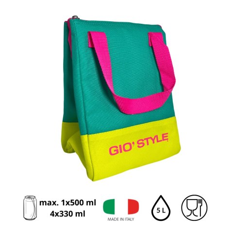 Torba lunchowa Kamai Gio Style, w kolorze seledynowym, pojemność 5L Giostyle