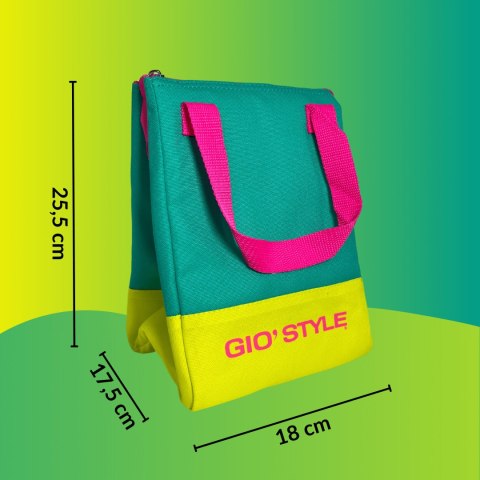Torba lunchowa Kamai Gio Style, w kolorze seledynowym, pojemność 5L Giostyle