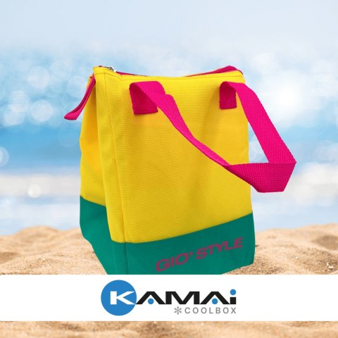 Torba lunchowa Kamai Gio Style, w kolorze żółtym, pojemność 5L Giostyle