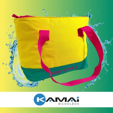 Torba plażowa Kamai Gio Style, w kolorze żółtym, pojemność 9L Giostyle