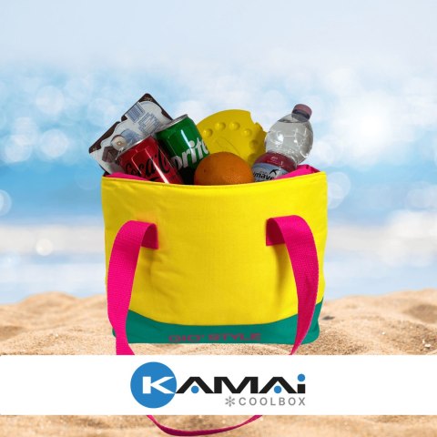 Torba plażowa Kamai Gio Style, w kolorze żółtym, pojemność 9L Giostyle
