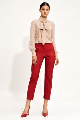 Spodnie Czerwone spodnie chino SD70 Red - Nife Nife