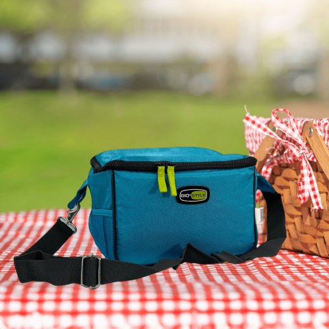 Torba lunchowa Kamai Gio Style na ramię, niebieska, pojemność 7L Giostyle