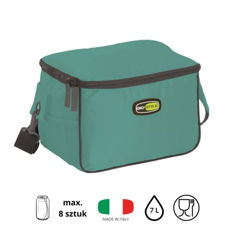 Torba lunchowa Kamai Gio Style na ramię, pastelowa zieleń, pojemność 7L Giostyle