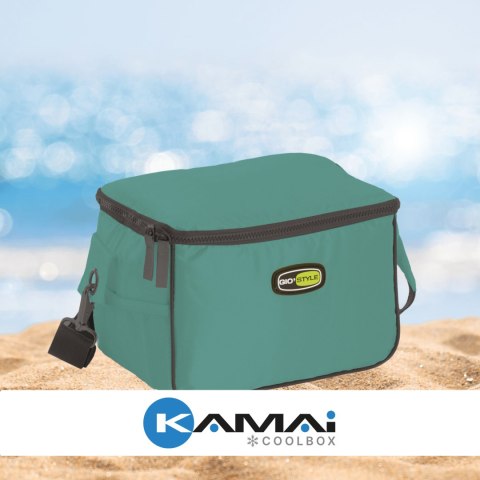 Torba lunchowa Kamai Gio Style na ramię, pastelowa zieleń, pojemność 7L Giostyle