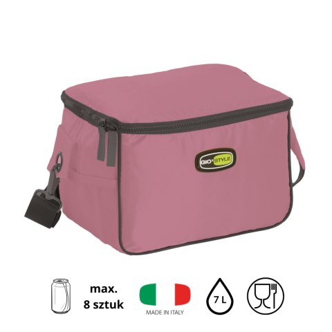 Torba lunchowa Kamai Gio Style na ramię, pastelowy róż, pojemność 7L Giostyle