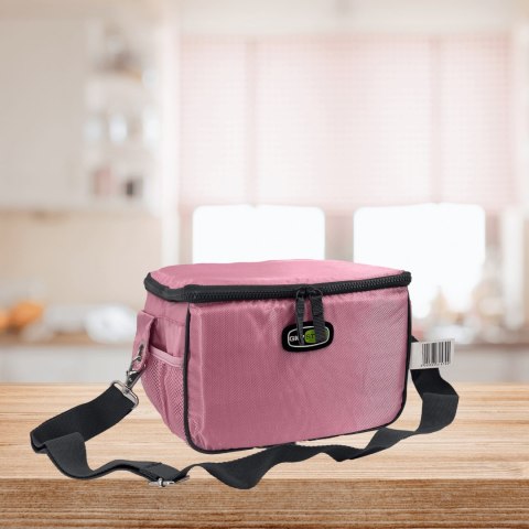 Torba lunchowa Kamai Gio Style na ramię, pastelowy róż, pojemność 7L Giostyle