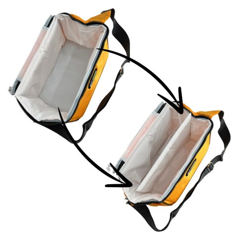 Torba lunchowa Kamai Gio Style na ramię, pomarańczowa, pojemność 7L Giostyle