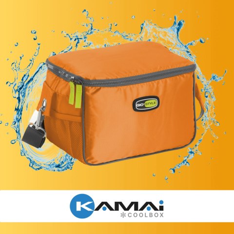 Torba lunchowa Kamai Gio Style na ramię, pomarańczowa, pojemność 7L Giostyle
