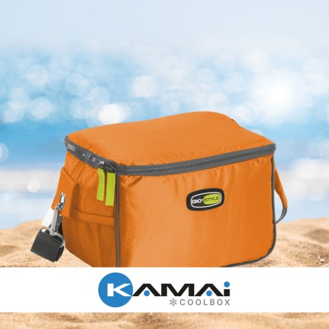 Torba lunchowa Kamai Gio Style na ramię, pomarańczowa, pojemność 7L Giostyle