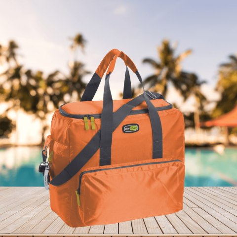 Torba termiczna Kamai Gio Style na ramię, pomarańczowa, z kieszeniami i rączką do noszenia, pojemność 33L Giostyle