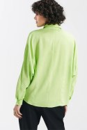 Bluzka oversize fason nietoperz B158 Limonka - Nife Nife