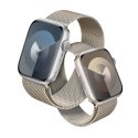 Crong Milano Steel - Pasek ze stali nierdzewnej do Apple Watch 38/40/41 mm (szampański)