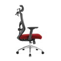 Fotel biurowy ergonomiczny Rosa czerwony ANGEL