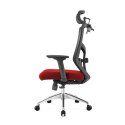 Fotel biurowy ergonomiczny Rosa czerwony ANGEL