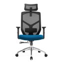 Fotel biurowy ergonomiczny Rosa niebieski ANGEL