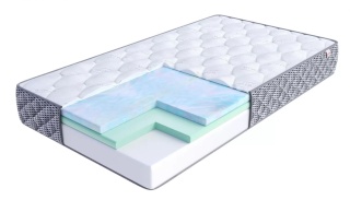 Materac piankowy z pamięcią kształtu, H3 NORDIC 140x200x24 SILVERCARE