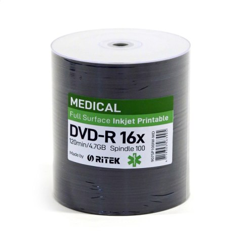 TRAXDATA RITEK DVD-R 4,7GB 16X PRINTABLE MEDICAL SP*100