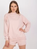 Bluza-AP-BL-A-R001-jasny różowy rozmiar - S/M jasny różowy