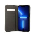 Guess 4G Metal Camera Outline Booktype Case - Etui iPhone 14 Pro Max (czarny)