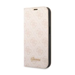 Guess 4G Metal Camera Outline Booktype Case - Etui iPhone 14 Pro Max (rózowy)