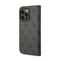 Guess 4G Metal Camera Outline Booktype Case - Etui iPhone 14 Pro (czarny)