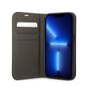 Guess 4G Metal Camera Outline Booktype Case - Etui iPhone 14 Pro (czarny)