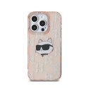 Karl Lagerfeld IML Choupette Head & Monogram - Etui iPhone 13 Pro Max (różowy)