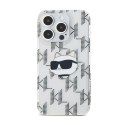 Karl Lagerfeld IML Choupette Head & Monogram - Etui iPhone 15 Pro Max (przezroczysty)