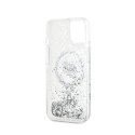 Karl Lagerfeld Liquid Glitter Choupette Head MagSafe - Etui iPhone 13 (przezroczysty)