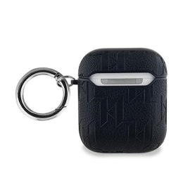 Karl Lagerfeld Monogram Karl Head - Etui AirPods 1/2 gen (czarny)