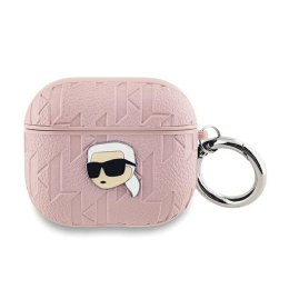 Karl Lagerfeld Monogram Karl Head - Etui AirPods 3 (różowy)