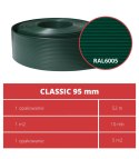 Taśma ogrodzeniowa 52mb Thermoplast CLASSIC LINE 9,5cm ZIELONA PROTECTO