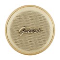 Guess Magnetic Script Metal Logo - Głośnik Bluetooth V5.3 (złoty)