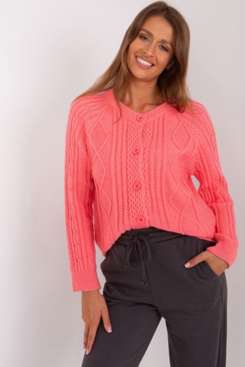 Sweter Damski Model AT-SW-2346-2.99P Coral - AT AT