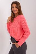 Sweter Damski Model AT-SW-2346-2.99P Coral - AT AT