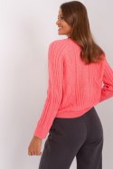 Sweter Damski Model AT-SW-2346-2.99P Coral - AT AT