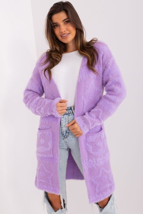 Sweter Kardigan Model AT-SW-234503.00P Light Violet - AT AT