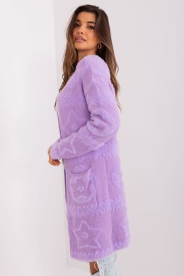 Sweter Kardigan Model AT-SW-234503.00P Light Violet - AT AT