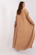 Sweter Kardigan Model AT-SW-2395.30 Camel - AT AT