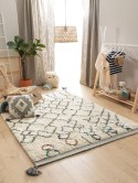 Dywan FLOKI kolor kremowy styl boho 120x170 Benuta - RUG/BENUT/FLOKI/IVORY/120x170