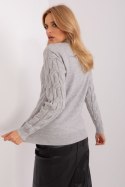 Sweter Damski Model AT-SW-2235.00P Grey - AT AT