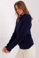 Sweter Damski Model AT-SW-2235.00P Navy - AT AT