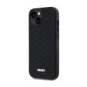 DKNY 3D Rubber Repeat Pattern - Etui iPhone 15 / 14 / 13 (czarny)