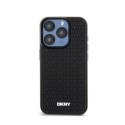 DKNY 3D Rubber Repeat Pattern - Etui iPhone 15 Pro Max (czarny)