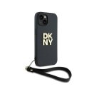 DKNY Wrist Strap Stock Logo - Etui iPhone 14 / 15 / 13 (czarny)